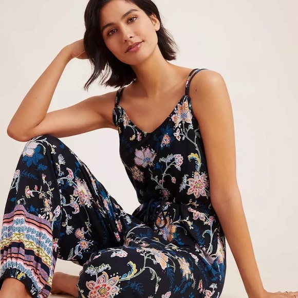 ❤️SOLD❤️Anthro Luka Jogger Jumpsuit Medium Large - Picture 9 of 9